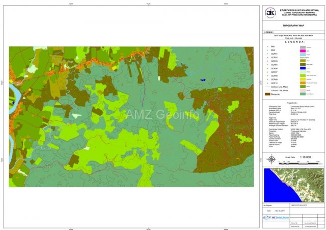Peta Othophoto & Topografi